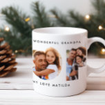 Pop multi photo modern typography elegant black coffee mug<br><div class="desc">Create a heartfelt keepsake with this Minimal Modern Multi Photo Mug. Upload your favourite photos and add your own personalised message to make a truly one-of-a-kind gift. The clean and simple design lets your memories shine, while the sleek typography adds a stylish touch. Perfect for birthdays, anniversaries, Father’s Day, Mother’s...</div>