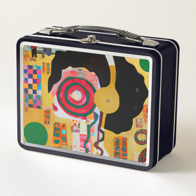 Pop Music Metal Lunch Box (Front)