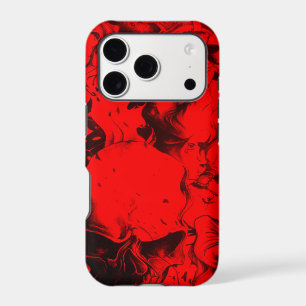 Pop Musician Portraits Vibrant Crimson & Gold Ab