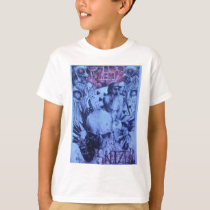 Pop Musicians Blue Purple Art Print T-Shirt