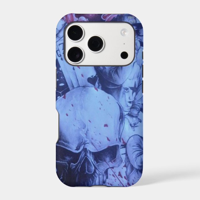 Pop Musicians | Vibrant Blue & Purple Abstract Art (Back)