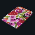 Pop of Bold Colour Inky Watercolor Flowers Wedding iPad Pro Cover<br><div class="desc">binder</div>