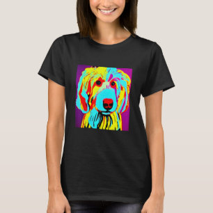 Pop Old English Sheepdog Fun Cute Colourful Design T-Shirt