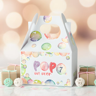 Pop on over! Soap bubbles birthday kid Favour Box