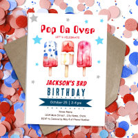 Pop Over Kids Summer Ice Pop 3rd Birthday