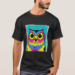 Pop Owl Fun Colourful Cute Graphics For Men Women T-Shirt