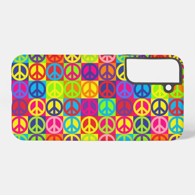 Pop Peace Samsung Galaxy S22+ Case (Back Horizontal)