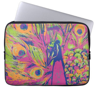 Pop Peacock Laptop Sleeve