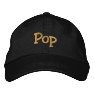 Pop Personalised Embroidered Baseball Cap / Hat