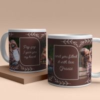 Pop-pop 3 Vertical Photo Loving Words Personalized