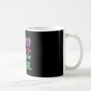 Pop pop of the birthday girl saurus rex dinosaur coffee mug