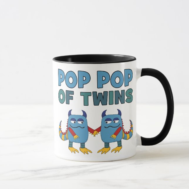 Pop Pop of Twins Mug (Right)