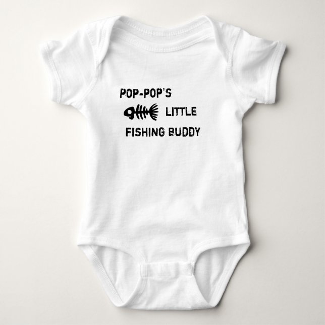 pop-pop's buddy baby bodysuit (Front)