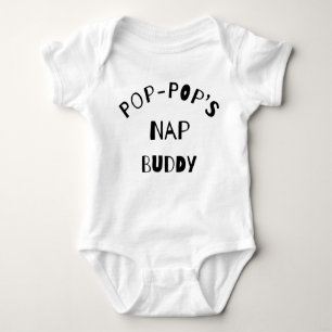 Pop pop's nap buddy outfit baby bodysuit