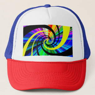 Pop psychedelic trucker hat