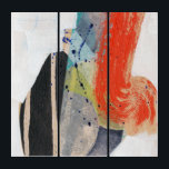 Pop Quirk I Triptych<br><div class="desc">Pop Quirk I by Jennifer Goldberger. Varying textures, colours, and shapes have been used to create a cool piece of modern art. | 161804FN</div>