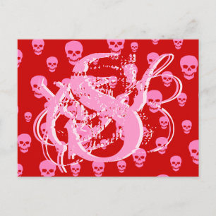 Pop Skulls Postcard