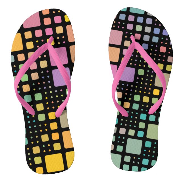 Pop Squares Thongs (Footbed)