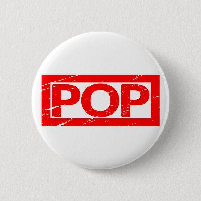 Pop Stamp 6 Cm Round Badge (Front)