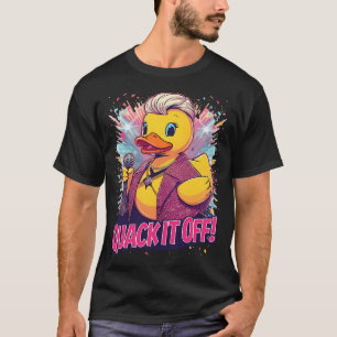 Pop Star Duck – Quack It Off Cute Funny Singer D T-Shirt