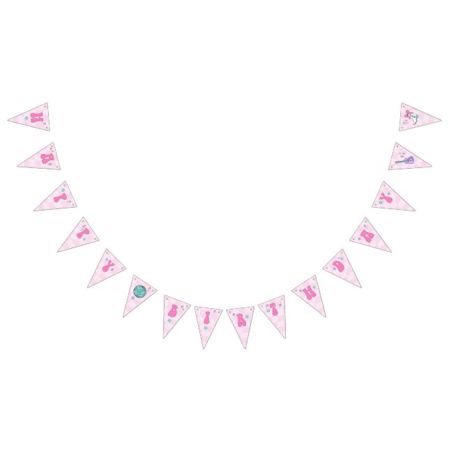 Pop Star Eras Birthday Pennant Banner  (All)