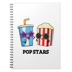 Pop Stars Funny Snack Pun Notebook