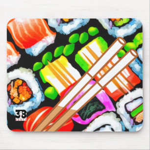 Pop Sushi Mouse Pad