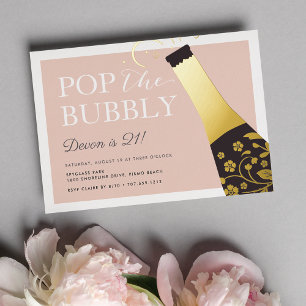 Pop The Bubbly Birthday Party