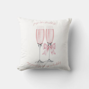 Pop the Bubbly My Girl’s Getting a Hubby Design Cushion