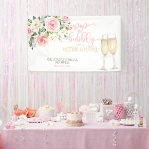 Pop the Bubbly, She's Getting a Hubby Banner