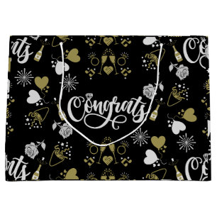 Pop The Champagne Celebration Party Large Gift Bag