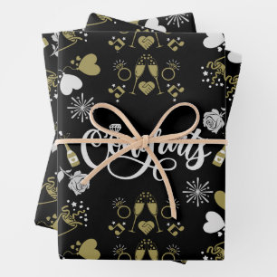 Pop The Champagne Celebration Party Wrapping Paper Sheet