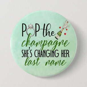 Pop the Champagne Engagement Button