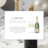 Pop the champagne - Recipe for the bride to be