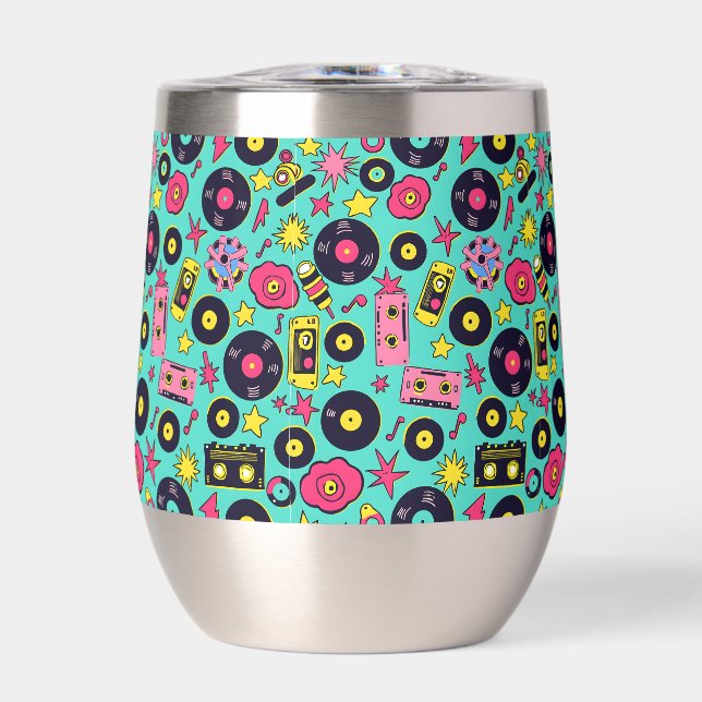 Pop Themed Water Bottle Insulated Tumbler (Front)