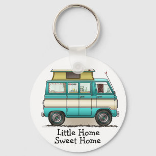 Pop Top Van Camper Key Ring