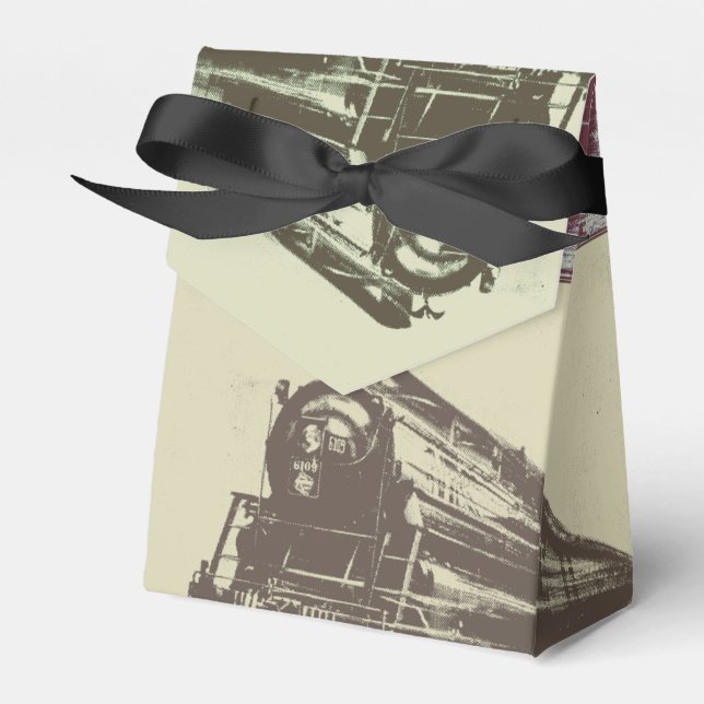 Pop Train Favour Box (Front Side)