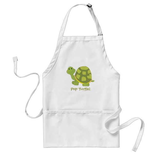 Pop Turtle! Standard Apron (Front)