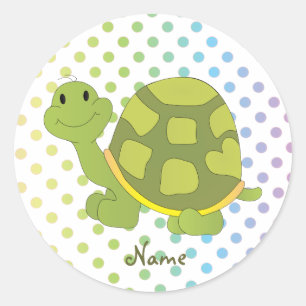 Pop Turtle Sticker! Classic Round Sticker