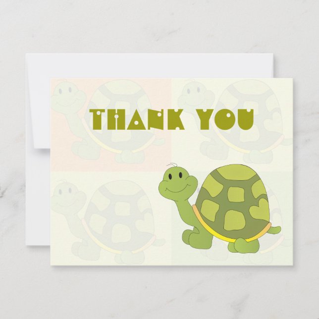 Pop Turtle Thank You Notes (Front)