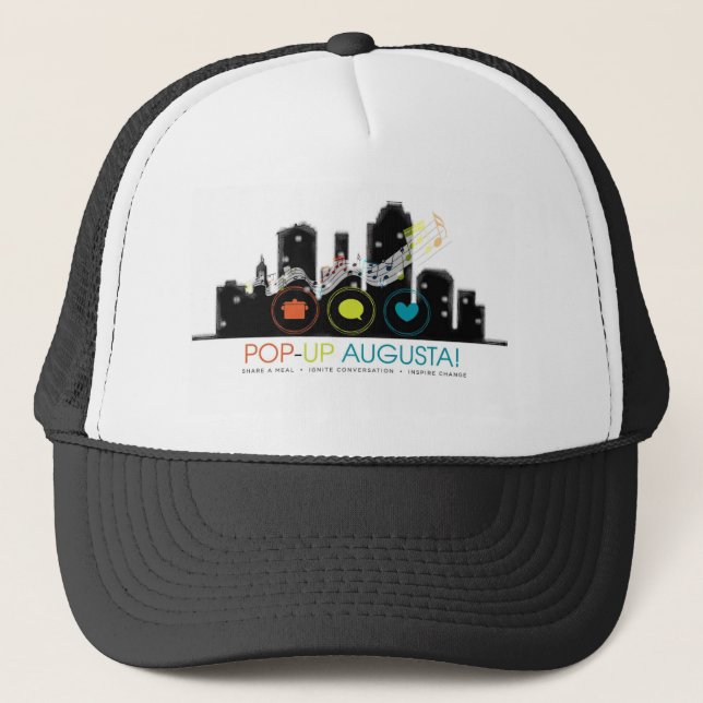 Pop-Up Augusta Trucker Hat (Front)