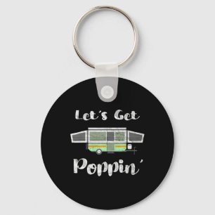Pop Up Camper Camping Tent Trailer Rv Poppin Mobil Key Ring