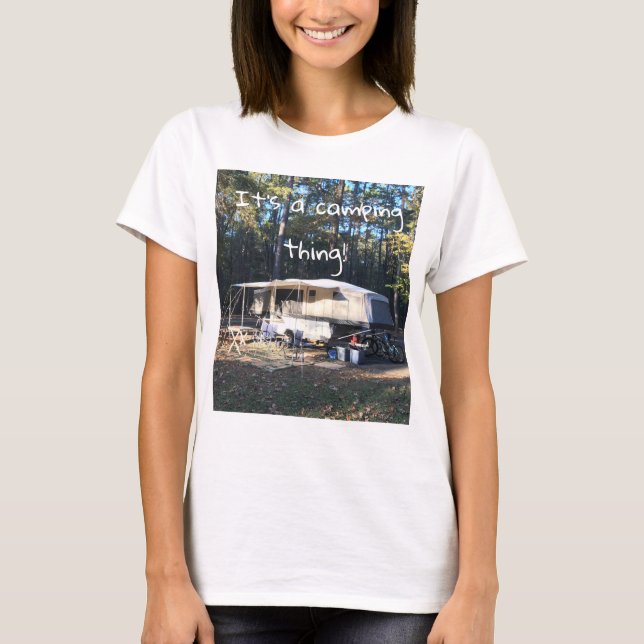 Pop up camper T-Shirt (Front)