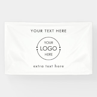 Pop Up Shop Hanging Booth Business Logo Text Banner