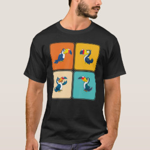 Pop Wildlife Zoo Bird Animal Tropical Toucan T-Shirt
