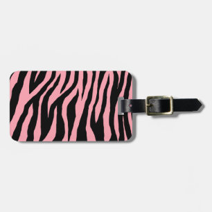 Pop Zebra Luggage Tag