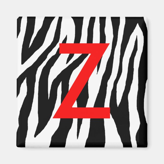 Pop Zebra Magnet (Front)