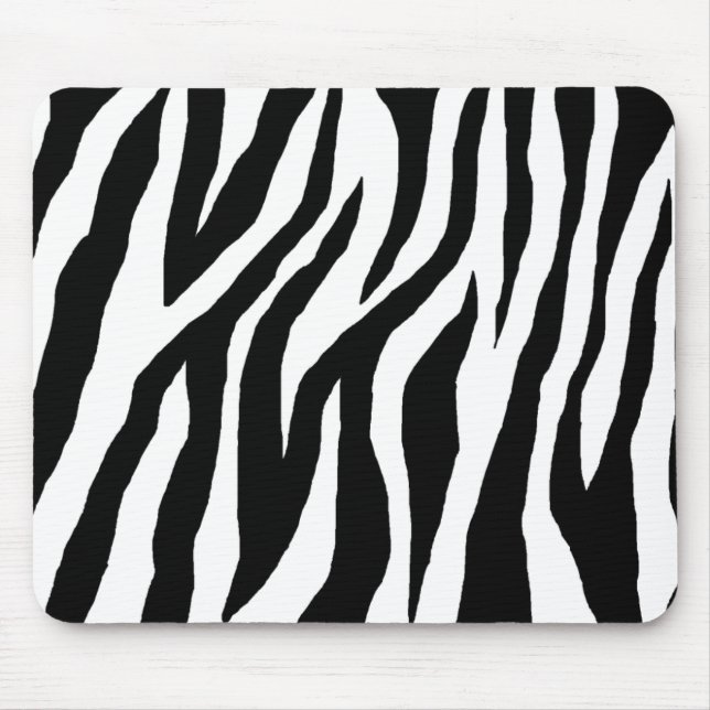 Pop Zebra Mouse Pad (Front)