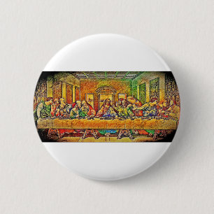 PopArt Da Vinci 6 Cm Round Badge