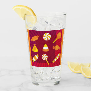 PopArt Halloween Candy Glass